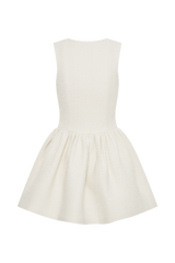 Jennifer Boucle Mini Dress - Ivory
