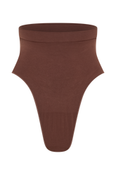 Saria High Waist Shapewear Briefs - Espresso