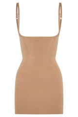 Jocelyn Backless Shapewear Mini Dress - Latte