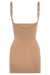 Jocelyn Backless Shapewear Mini Dress - Latte