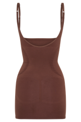 Jocelyn Backless Shapewear Mini Dress - Espresso