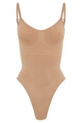 Alyssa Backless Shapewear Bodysuit - Latte