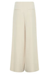Mila Straight Leg Suiting Pant - Buttermilk