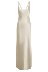 Arora Corset Maxi Dress - Champagne