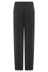 Penelope Pleated High Waisted Pants - Black