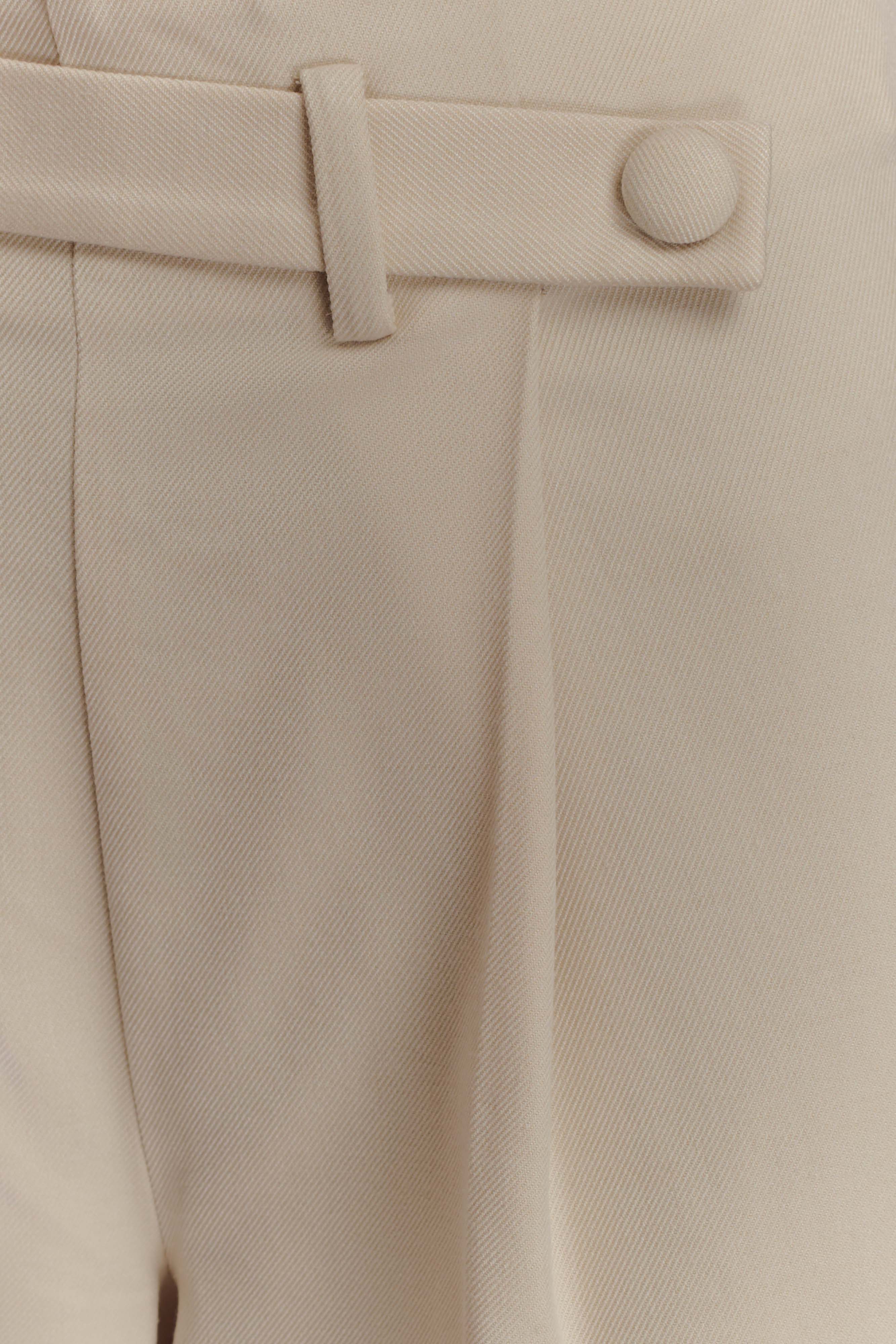 Mila Straight Leg Suiting Pant - Buttermilk