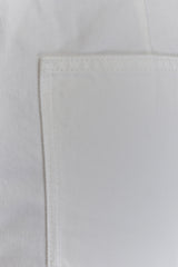 Caitlin Mid Rise Denim Flare Jeans - White