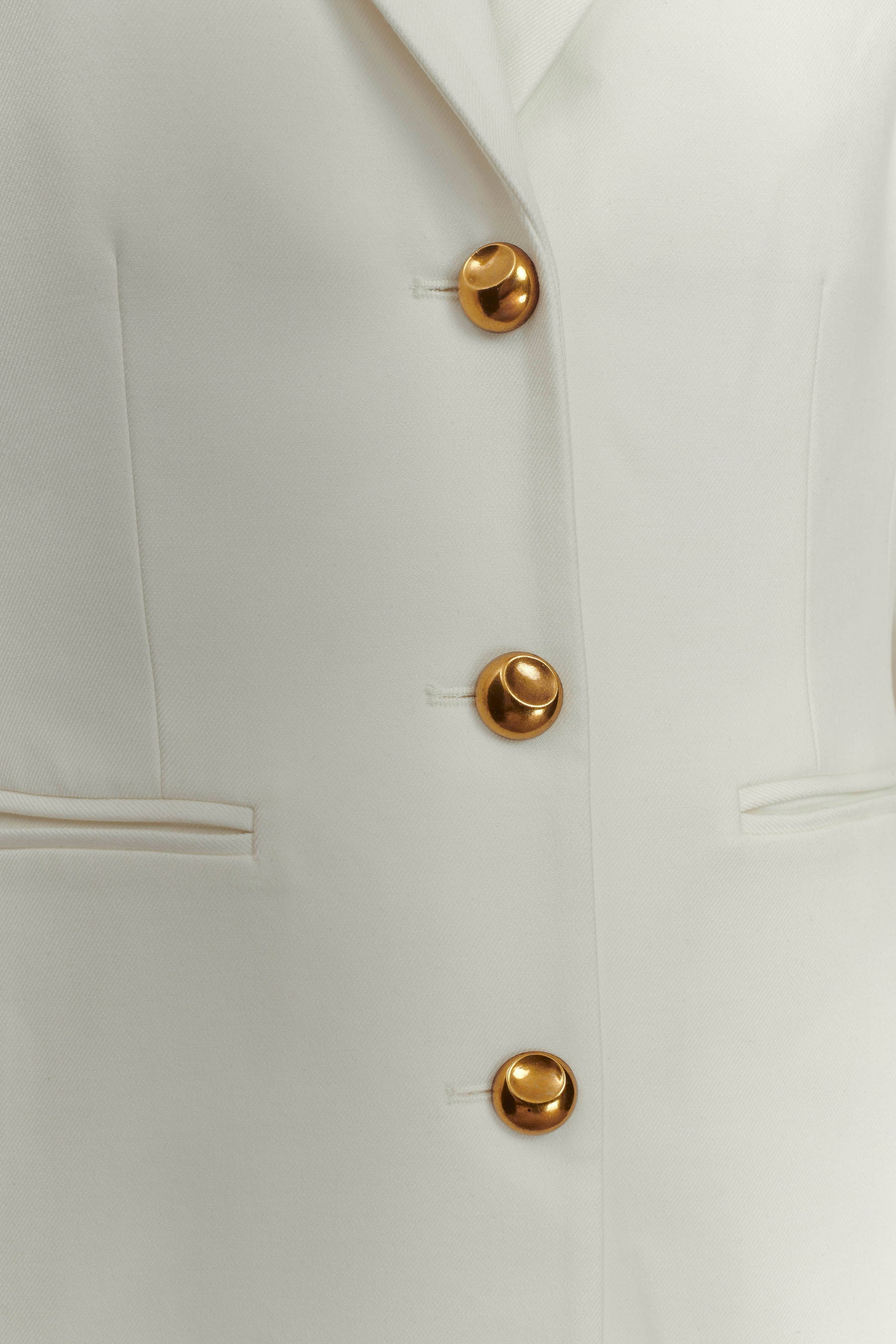 Bellamy Cinched Blazer - Ivory