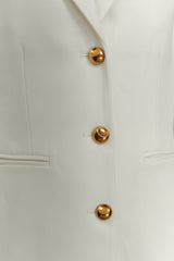 Bellamy Cinched Blazer - Ivory