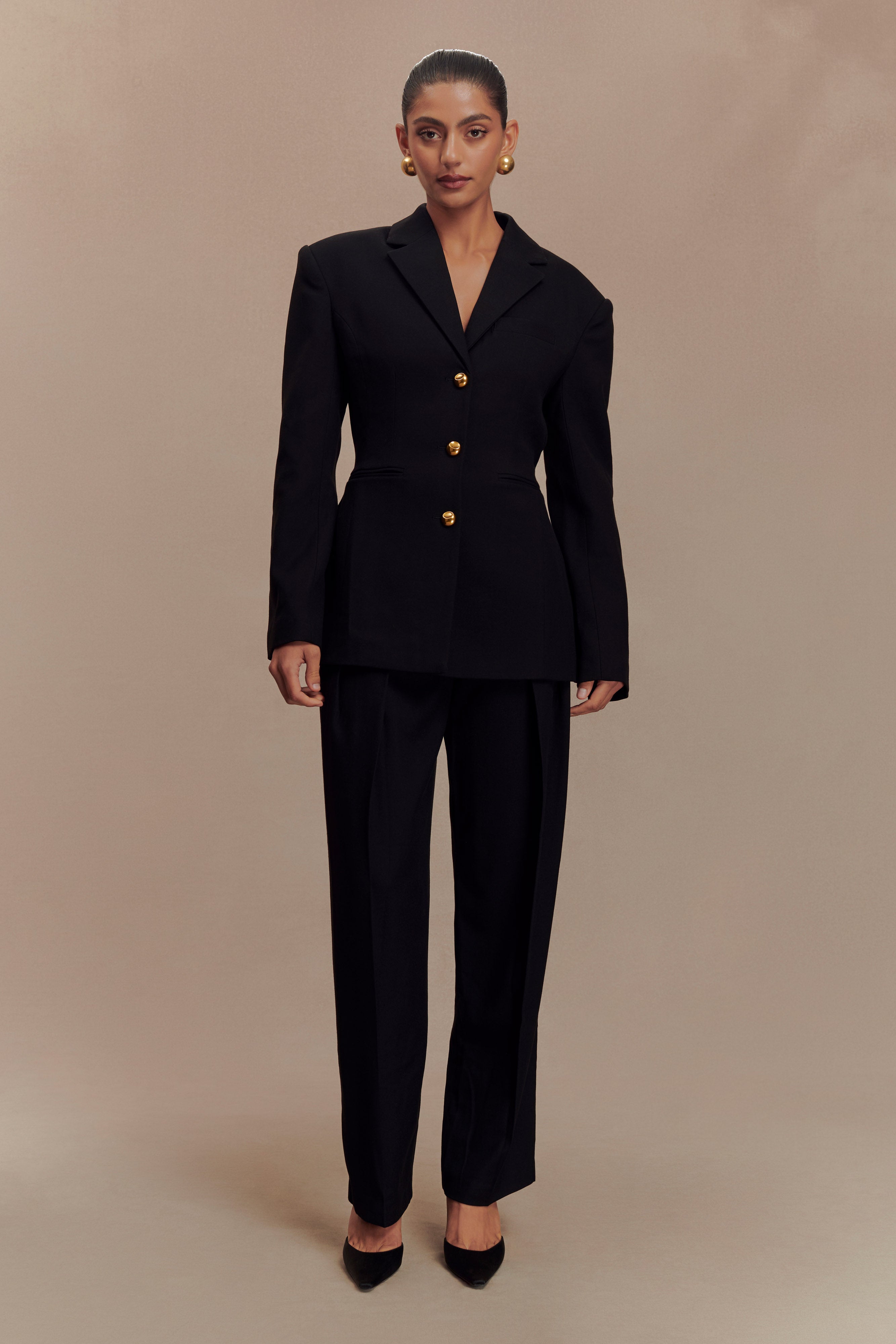 Bellamy Cinched Blazer - Black