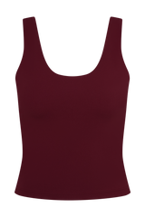 Alexandra Yoga Top - Burgundy