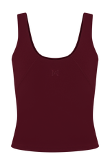 Alexandra Yoga Top - Burgundy