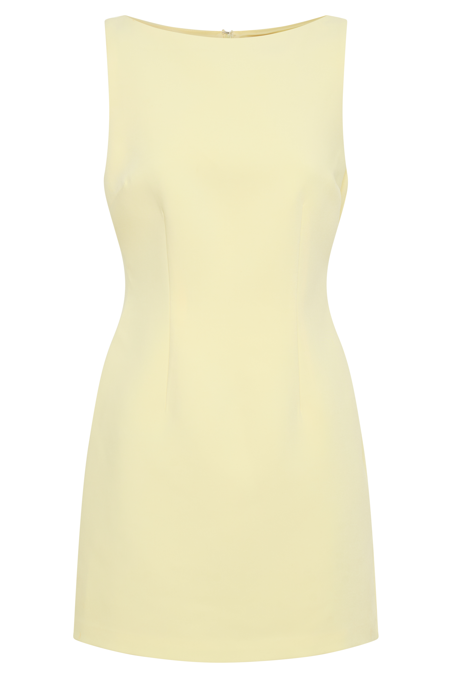 Angela Suiting Mini Dress - Lemon