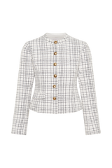 Priscilla Tweed Jacket - White
