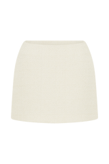 Parisa Boucle Skirt - Ivory