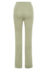 Ridley Straight Leg Knit Pant - Pastel Green