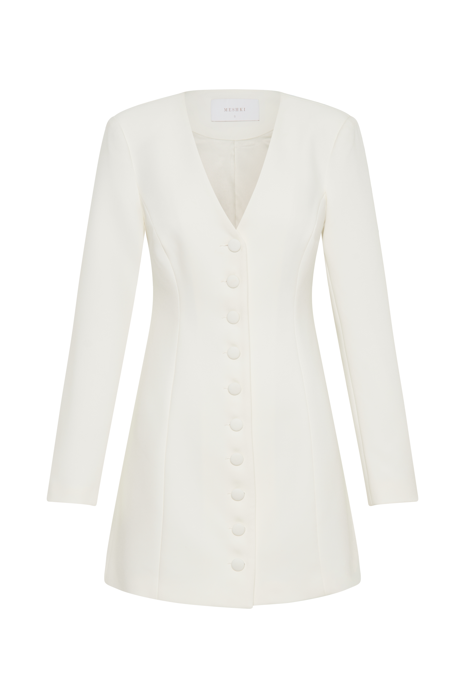 Hurley Long Sleeve Blazer Mini Dress - Ivory