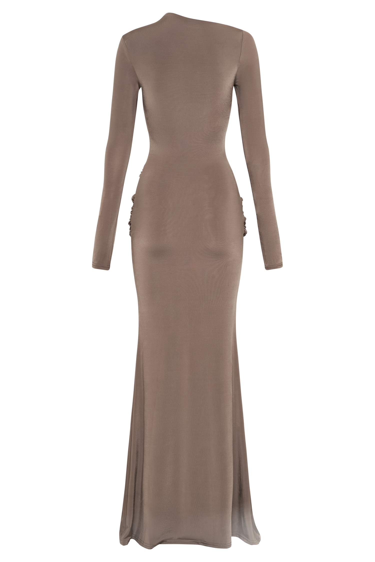 Halcyon Long Sleeve Slinky Maxi Dress - Coco