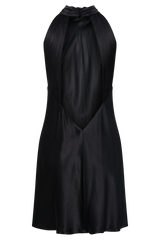 Claire A Line Mini Dress - Black