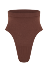 Saria High Waist Shapewear Briefs - Espresso