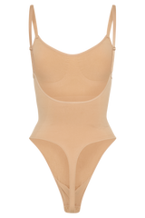 Alyssa Backless Shapewear Bodysuit - Beige