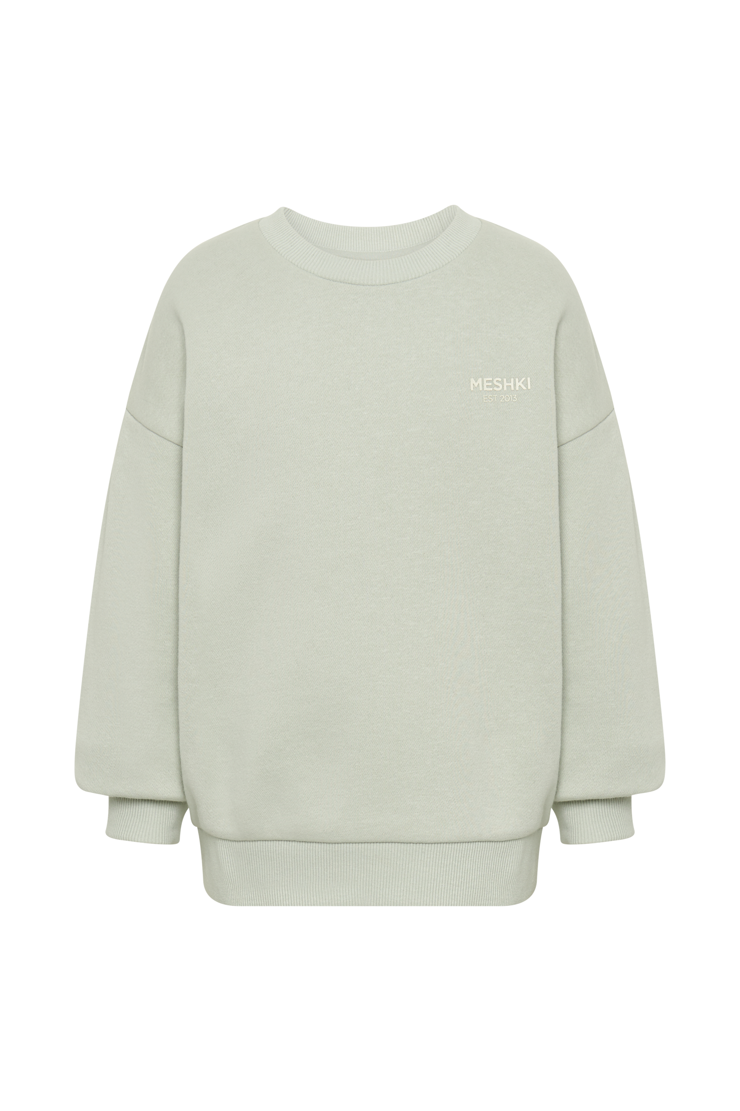 Phoenix Kids Unisex Crewneck Jumper - Light Sage