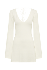 Jayda Knit Mini Dress - Ivory