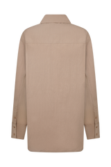 Campbell Cotton Oversized Shirt - Sand