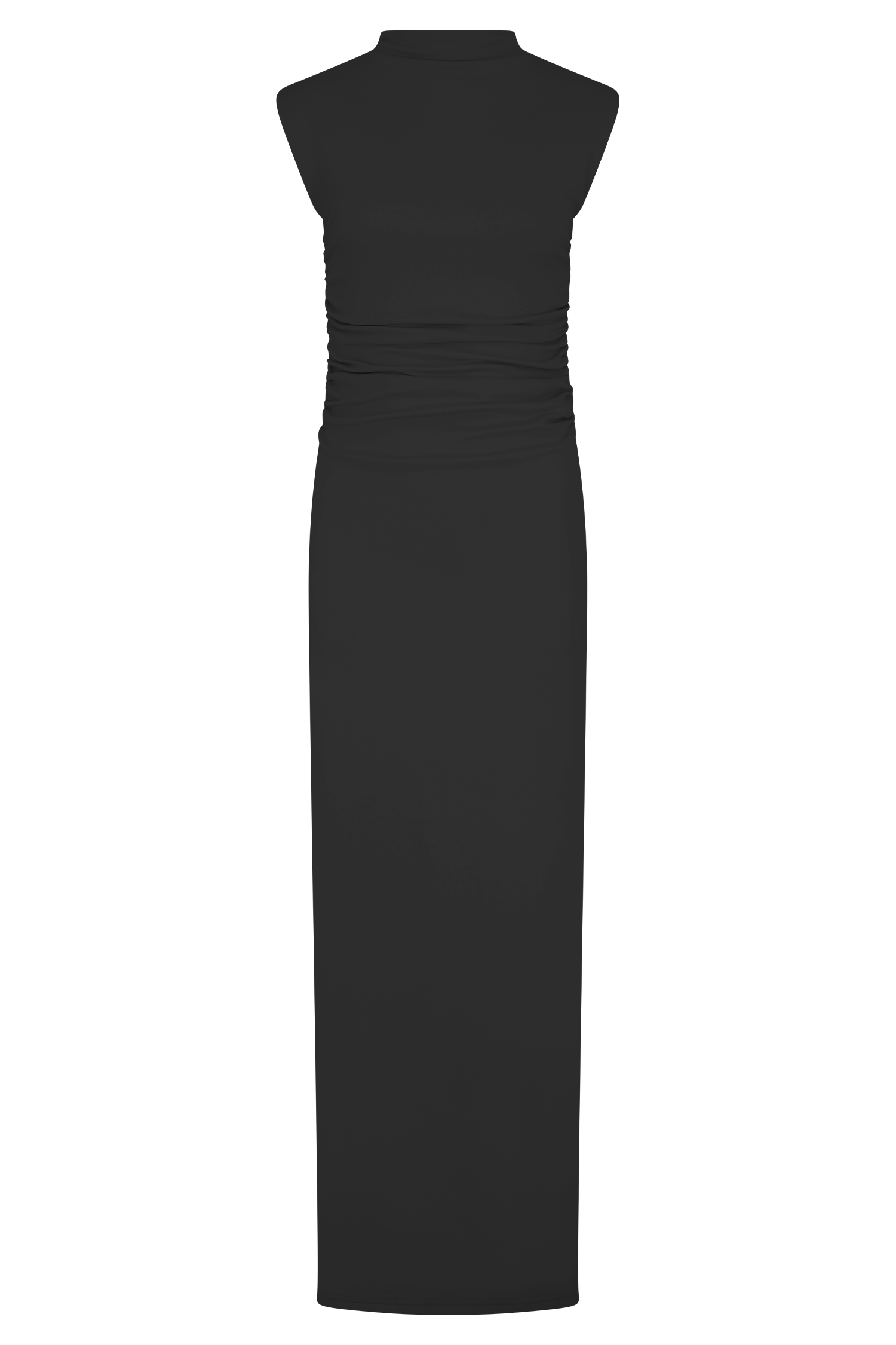 Elliot High Neck Sleeveless Maxi Dress - Black