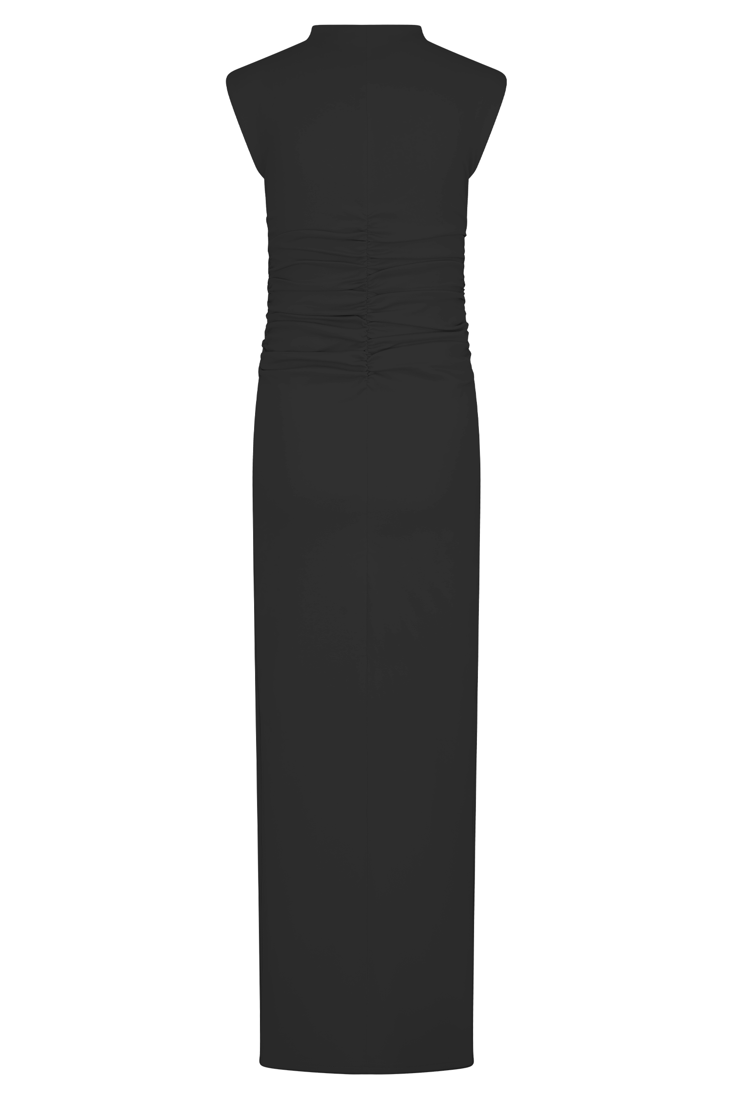 Elliot High Neck Sleeveless Maxi Dress - Black