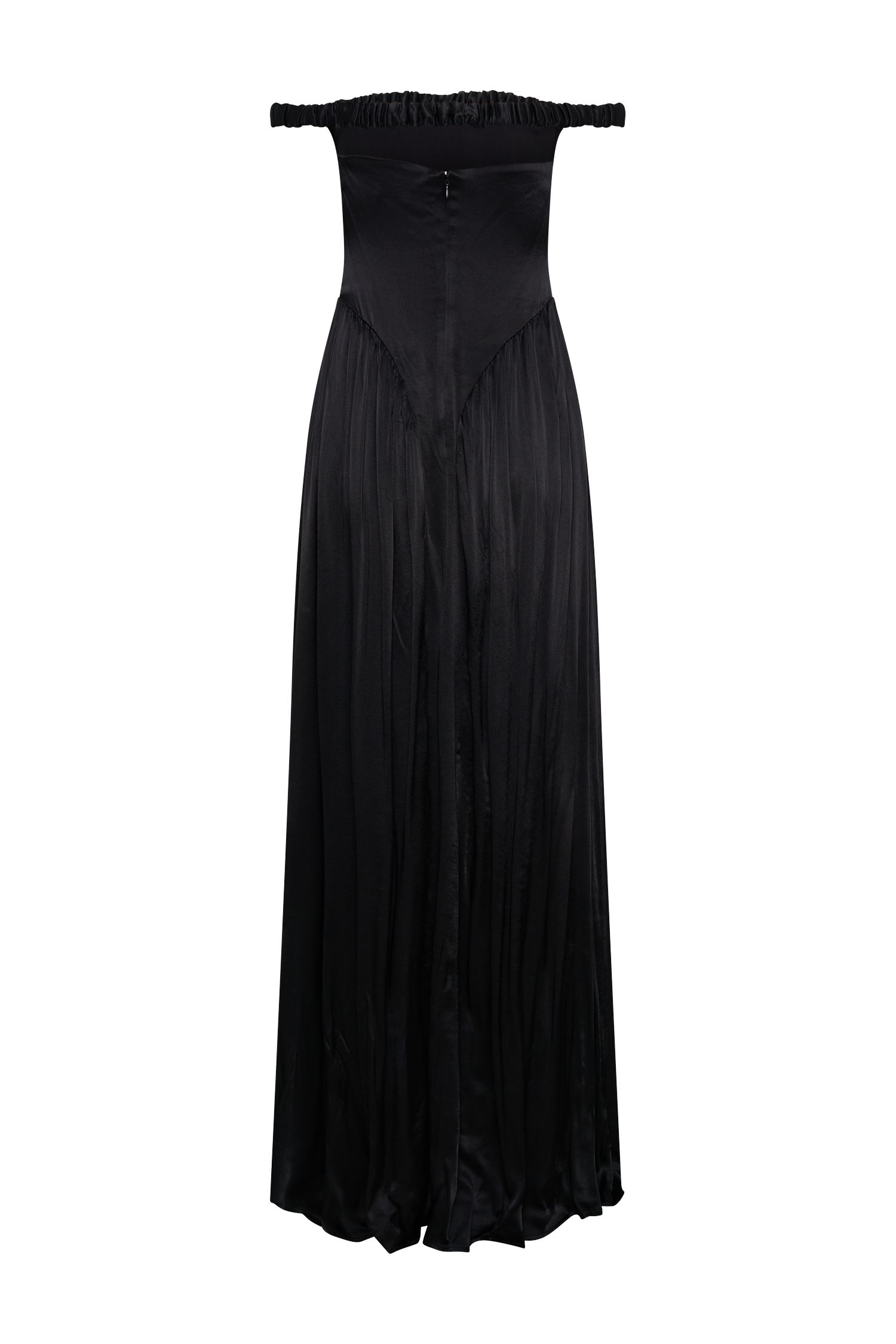 Coco Dropped Waist Maxi Dress - Black