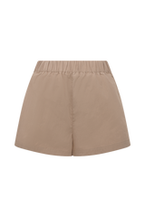 Johanna Cotton Relaxed Shorts - Sand