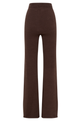 Angelina Knit Pants - Chocolate